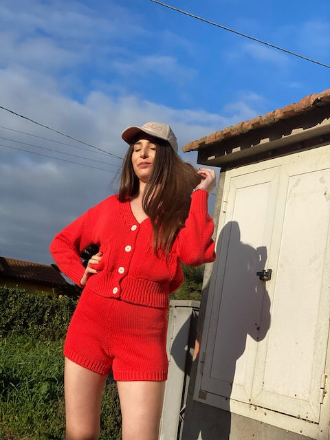 Shorts Vicolo in maglia di cotone