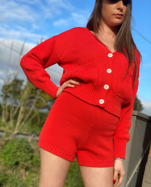 Shorts Vicolo in maglia di cotone