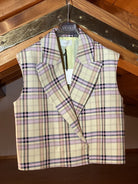 Gilet Doppiopetto quadri Vicolo