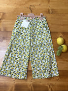 Pantaloni Vicolo Bambina fantasia limoni ANNI 8,10