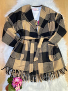 Trench Bambina Vicolo Girl fantasia Quadri con Frange Anni 8