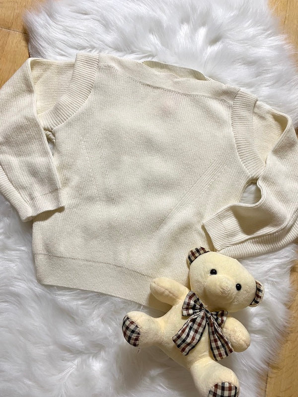 Maglioncino per Bambina Vicolo Girl a coste con alette sulla spalla Anni 6