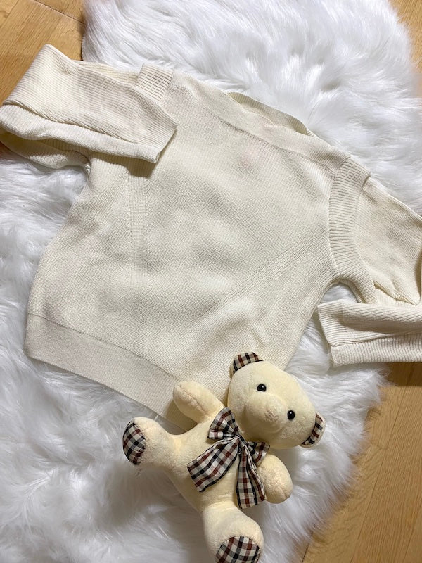 Maglioncino per Bambina Vicolo Girl a coste con alette sulla spalla Anni 6