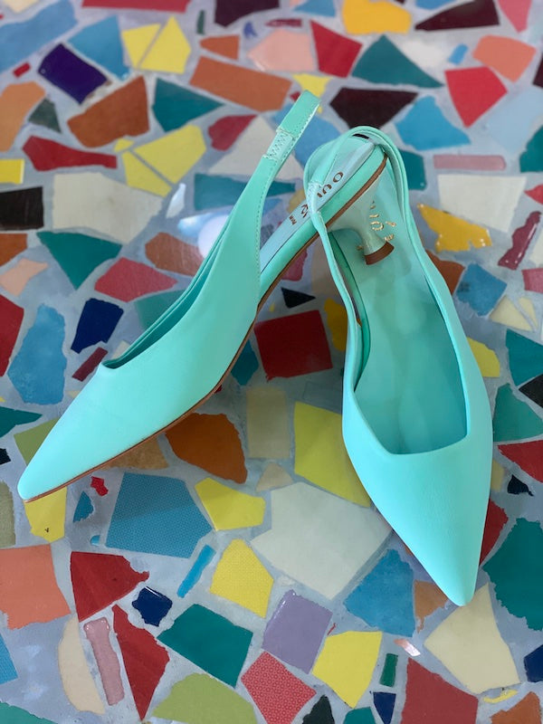 Decollette Ovyé in Lycra Turchese Numeri 37