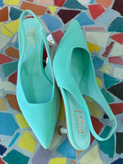 Decollette Ovyé in Lycra Turchese Numeri 37