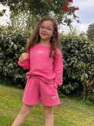 Shorts Vicolo Bambina in felpa con coulisse Interna Bubble Vicolo Girl Anni 6 e 10