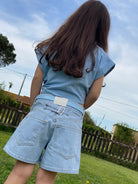 Shorts Bambina in denim di cotone Vicolo Girl Anni 6-8-12