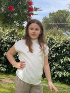 Blusa per Bambina in lino Vicolo Girl