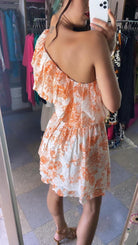 Top Pizzo Sangallo Fantasia Monospalla Vicolo Taglia S