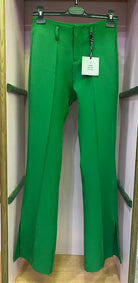 Pantalone Vita Alta spacchi laterali Lumina