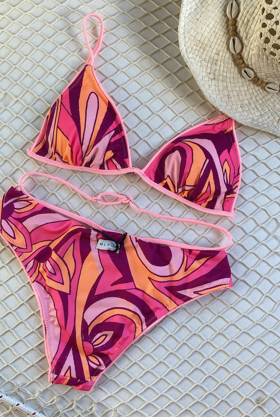 Bikini Triangolo e slip retrò Wet Me Fui Taglia M