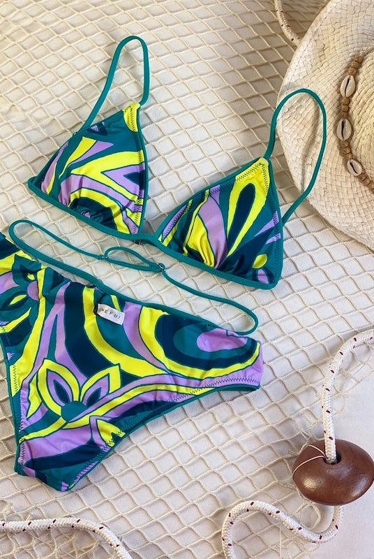 Bikini Triangolo e slip retrò Wet Me Fui