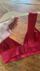 Top bikini Gisela senza ferretto  con imbottitura estraibile taglio laser