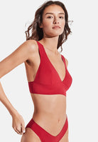 Top bikini Gisela senza ferretto  con imbottitura estraibile taglio laser