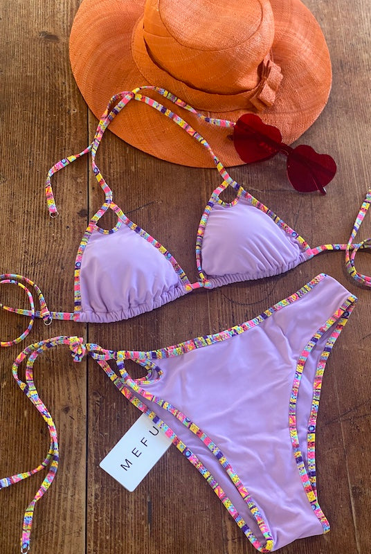 Bikini triangolo slip fisso Seashell Me Fui TAGLIA S