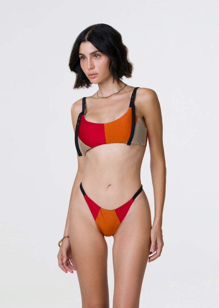 Bikini top e slip brasiliano Guarda Pampa Me Fui TAGLIA S & M