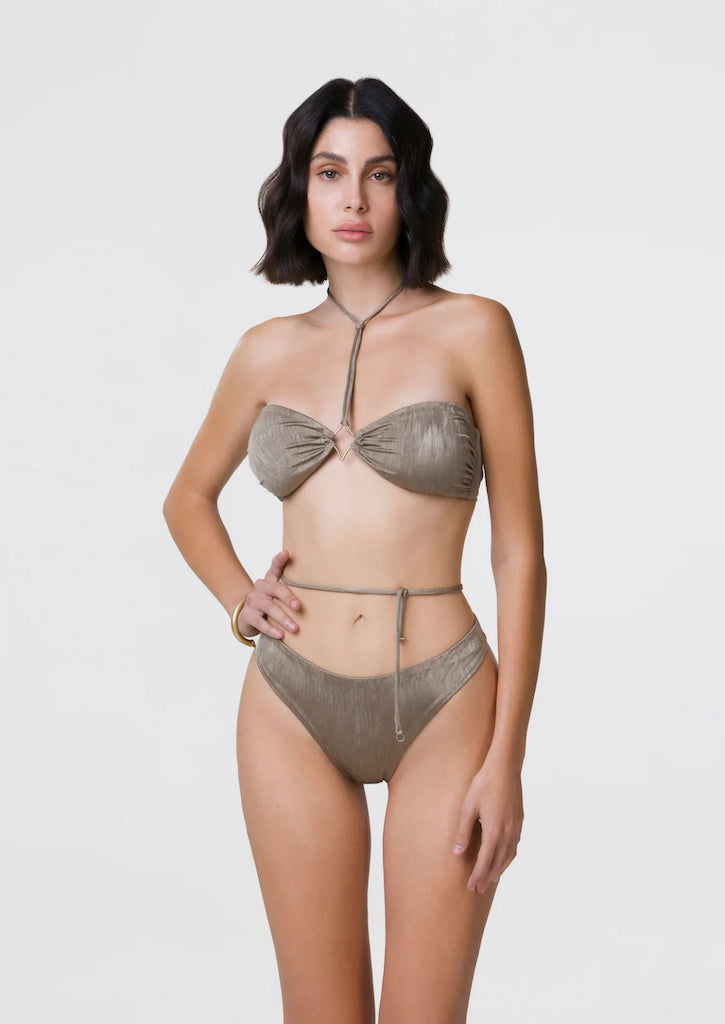 Bikini fascia e slip fisso Guarda Pampa Me Fui TAGLIA M