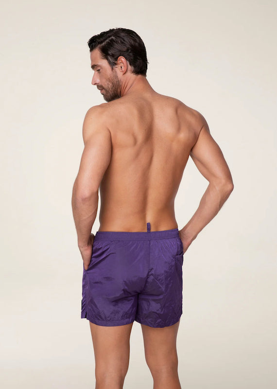 EFFEK Short Effetto Shantung Lucido Taglia S, L, XXL