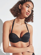Bikini Gisela Ricamato Reggiseno push up + 1 e slip aperture laterali