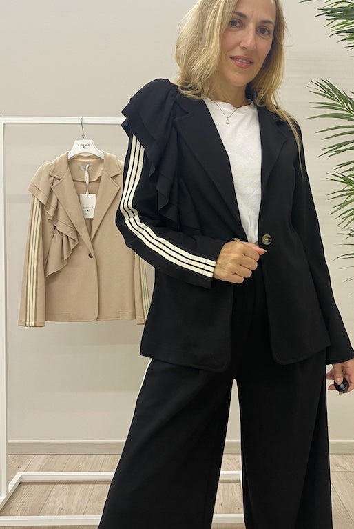 Blazer Susy Mix con Rouges e Banda Laterale