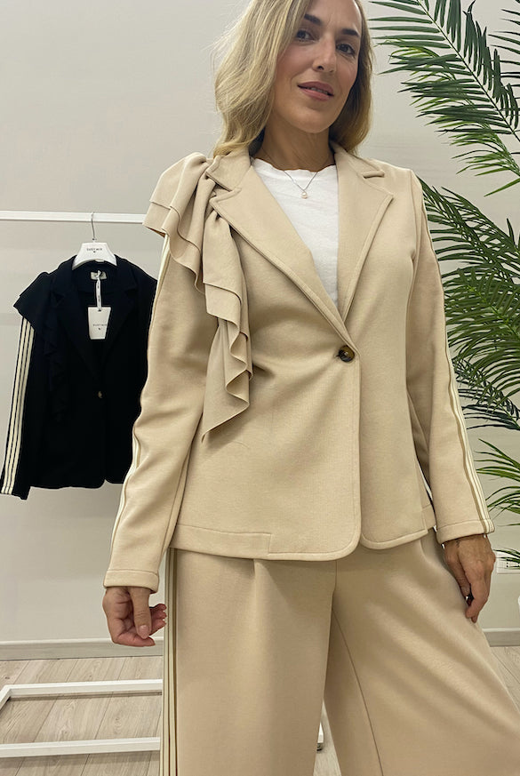 Blazer Susy Mix con Rouges e Banda Laterale