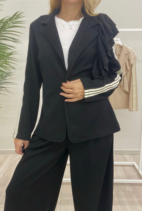 Blazer Susy Mix con Rouges e Banda Laterale