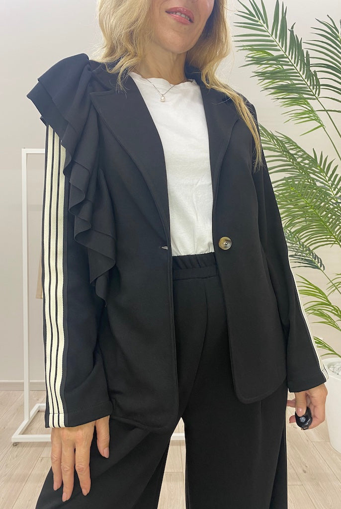 Blazer Susy Mix con Rouges e Banda Laterale