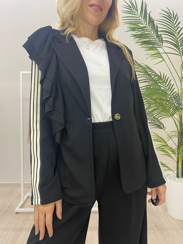 Blazer Susy Mix con Rouges e Banda Laterale