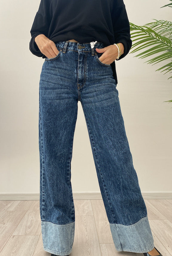 Jeans Gamba Larga Susy Mix