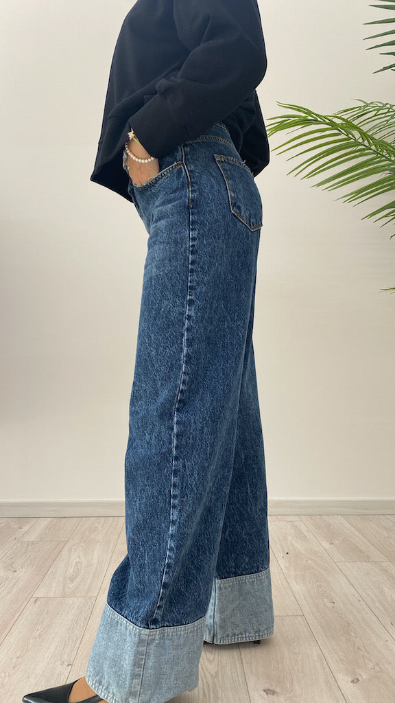 Jeans Gamba Larga Susy Mix
