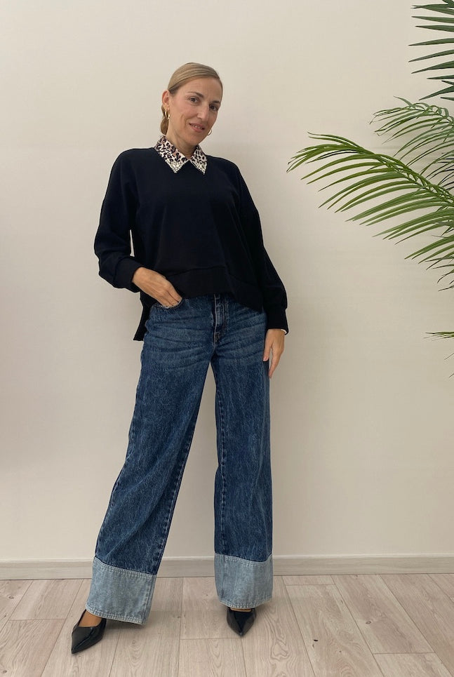 Jeans Gamba Larga Susy Mix