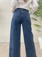 Jeans Palazzo Banda Laterale Susy Mix