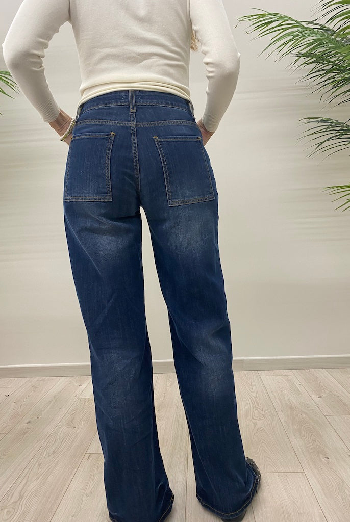 Jeans Gamba Dritta Susy Mix