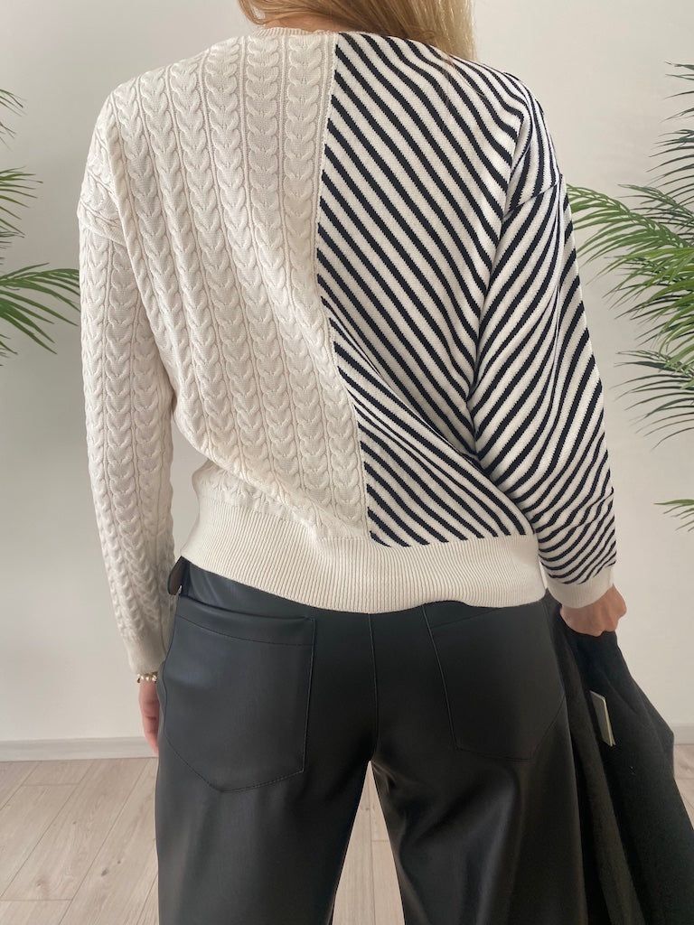 Pantalone Palazzo Effetto Pelle Vicolo