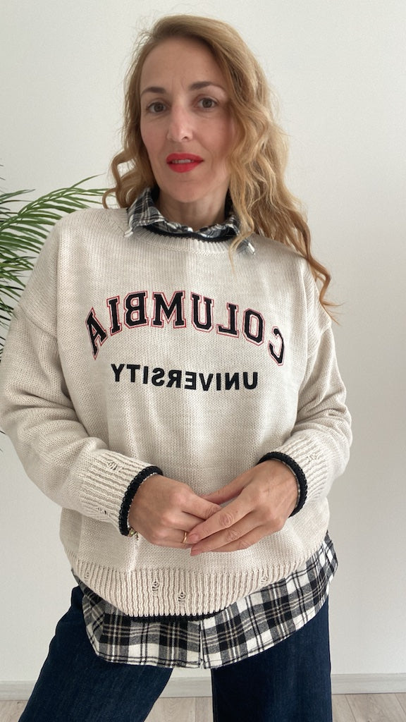 Maglioncino Susy Mix Harvard University e Columbia University