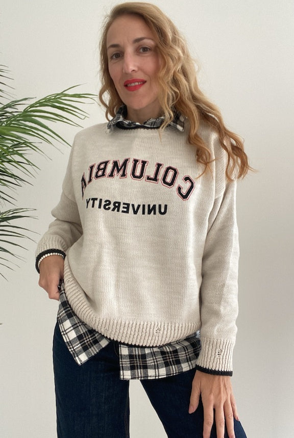 Maglioncino Susy Mix Harvard University e Columbia University