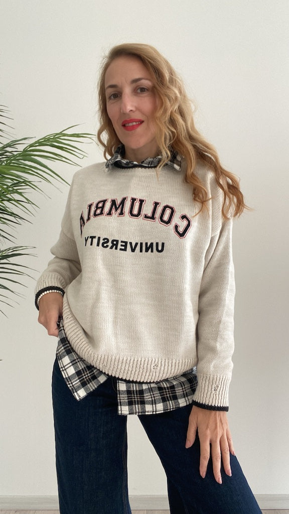 Maglioncino Susy Mix Harvard University e Columbia University