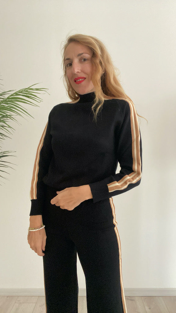 Maglioncino Lupetto con Bande Susy Mix