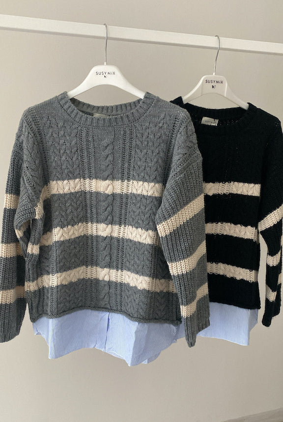 Pullover Righe Susy Mix