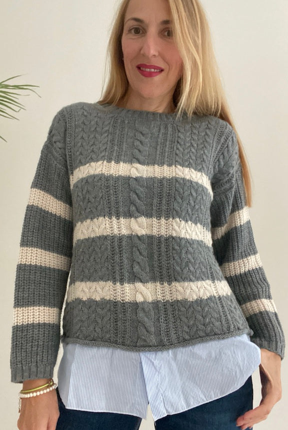 Pullover Righe Susy Mix