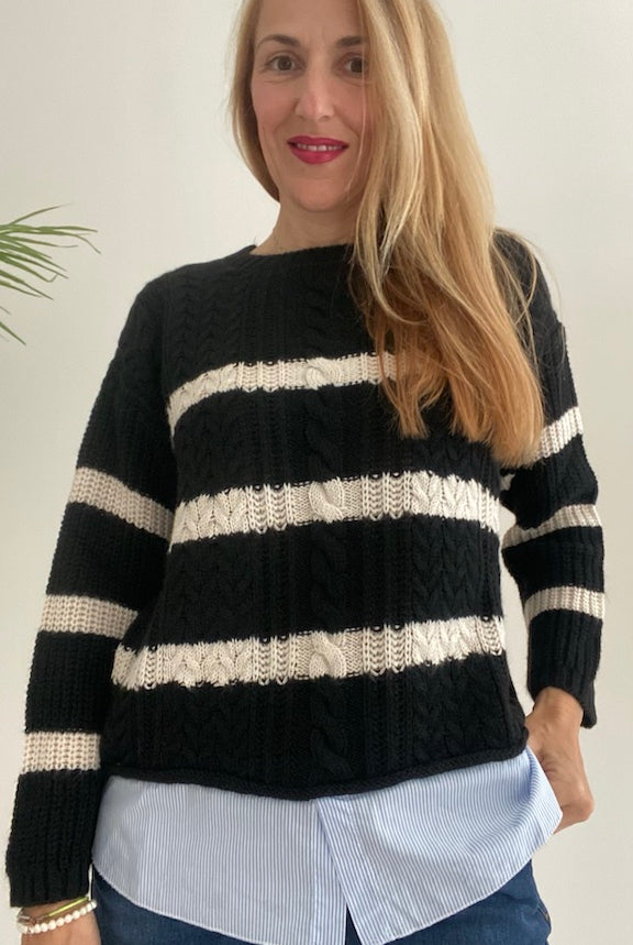 Pullover Righe Susy Mix
