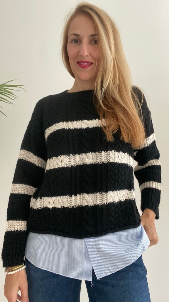 Pullover Righe Susy Mix