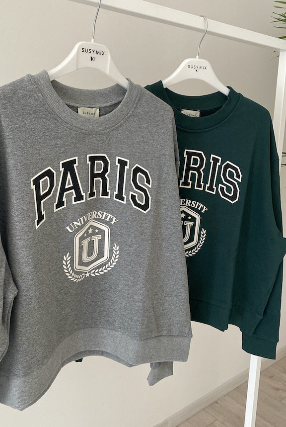 Felpa Over "Paris" Susy Mix