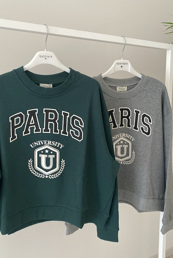 Felpa Over "Paris" Susy Mix