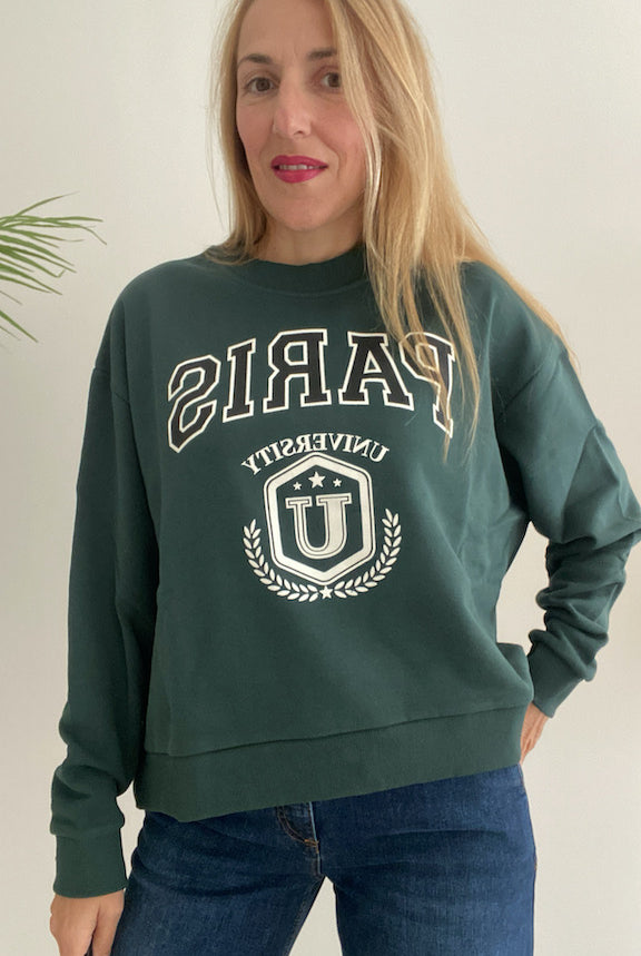 Felpa Over "Paris" Susy Mix