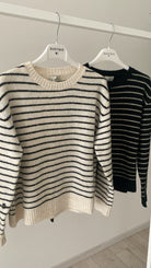 Maglioncino Girocollo a Righe Susy Mix