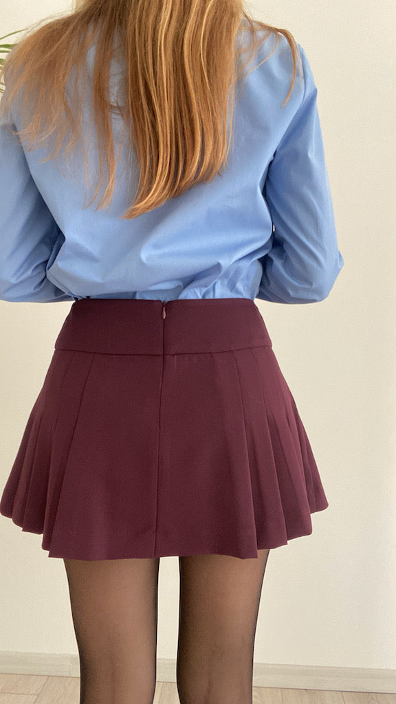 Gonna a Pieghe Vicolo