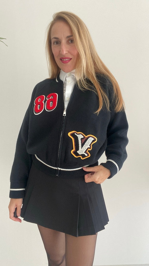 Cardigan con Patch VICOLO