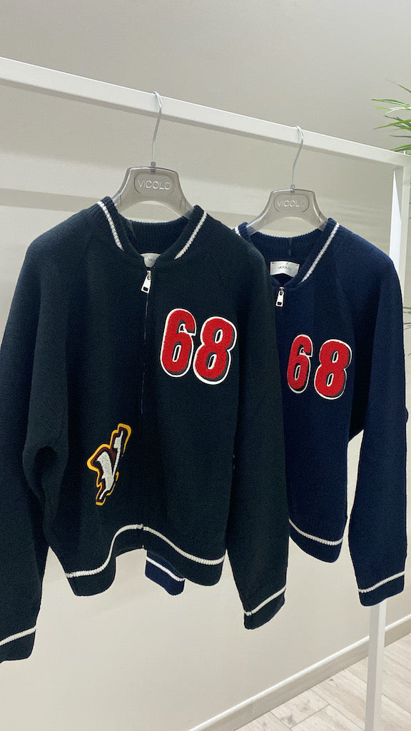 Cardigan con Patch VICOLO