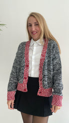 Cardigan Melange Bicolor Vicolo